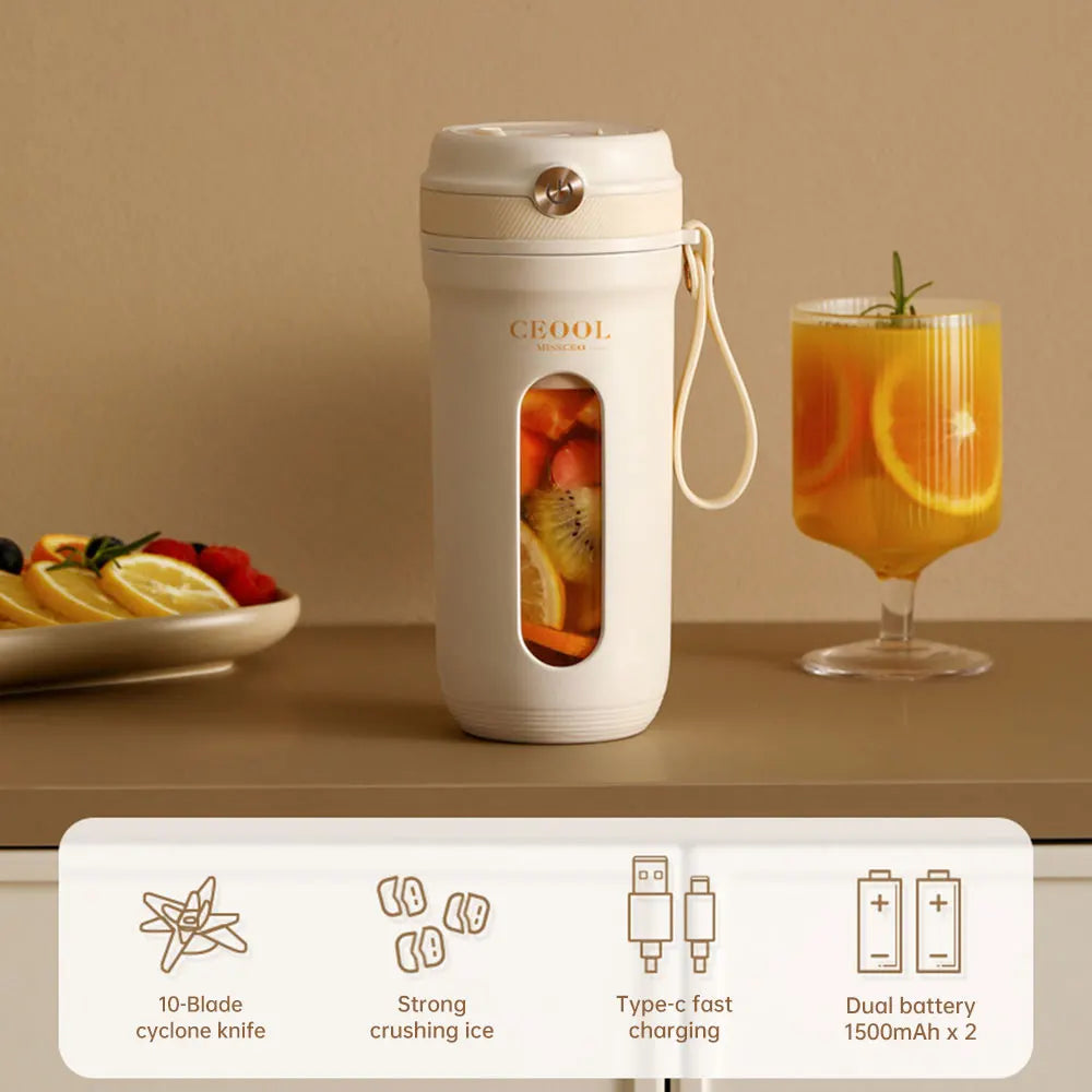 Mini Blender To Go – Perfect voor Smoothies & Shakes