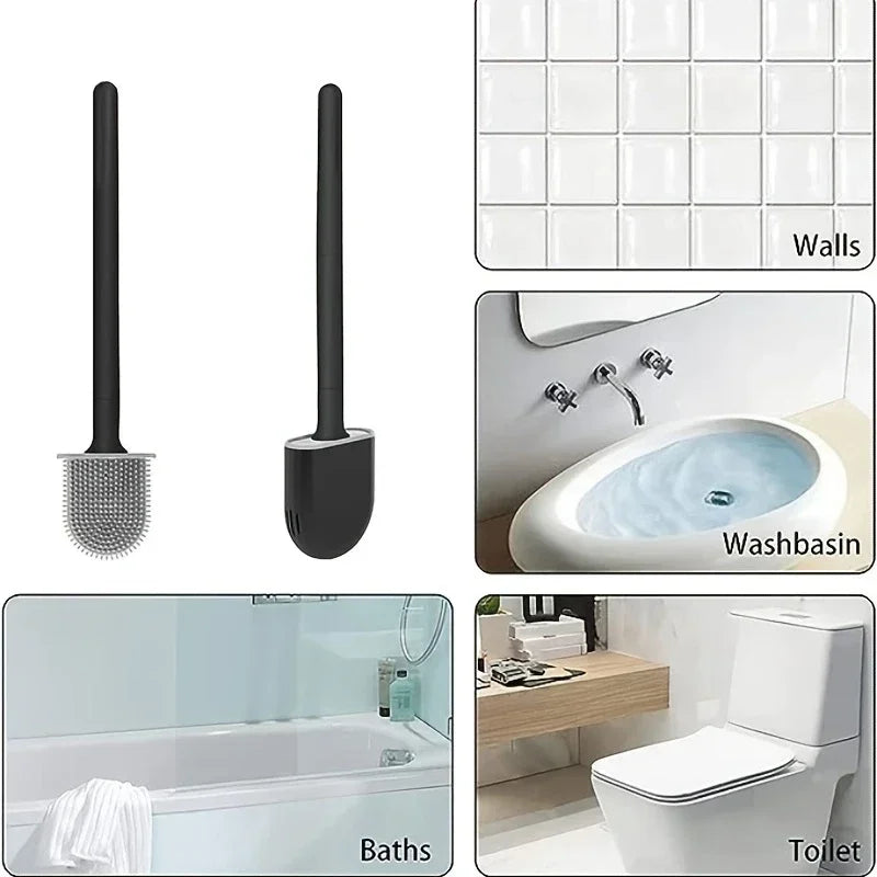 Flexibele Siliconen Toiletborstel