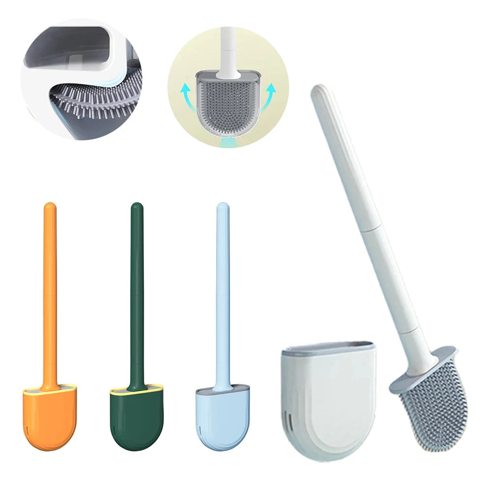Flexibele Siliconen Toiletborstel