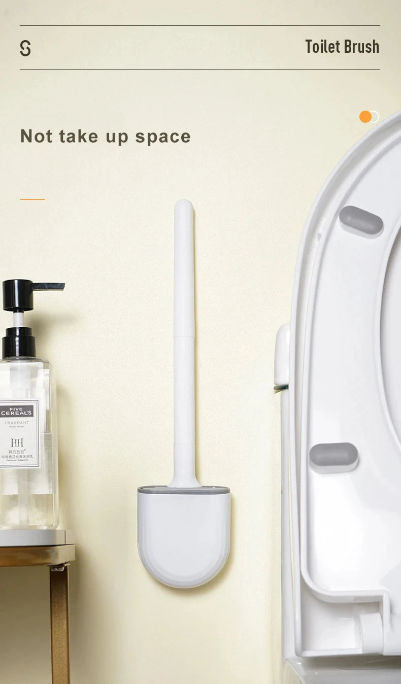 Flexibele Siliconen Toiletborstel