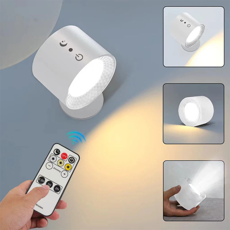 Draaibare LED Wandschijnwerper - Zelfklevend