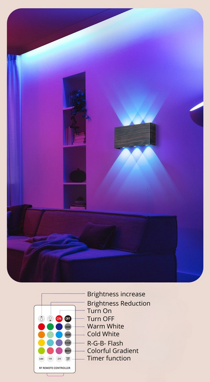 Luxe wandlamp - Zelfklevend